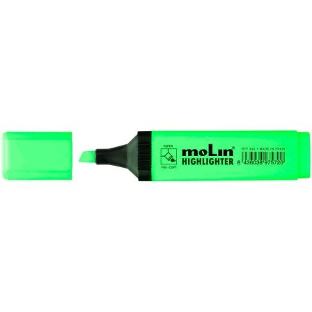 Molin Marcador Fluorescente Viva Verde (Set de 10) Molin Marcador Fluorescente Viva Verde (Set de 10)